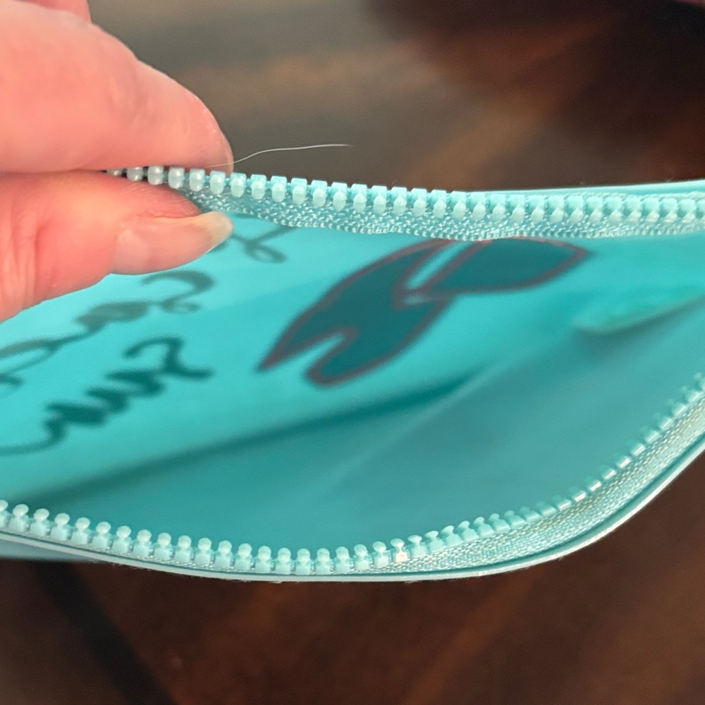 Lilly Pulitzer Aqua and Pink Wristlet - Picture 4 of 5